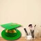 24 Count Graduation Cap Cake Topper Durable Plastic Party Decoration Green 3.5 Inch